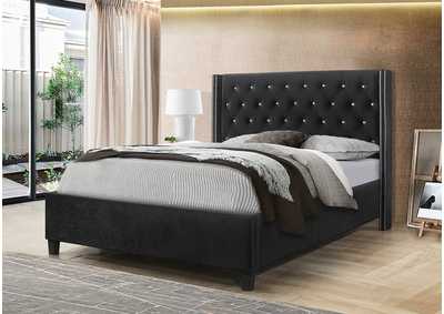Image for B625 Black Velvet Queen Bed