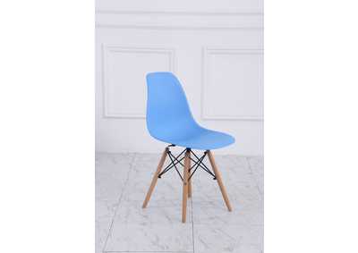 Image for C007U Blue Dining Chair 4-In-1Box