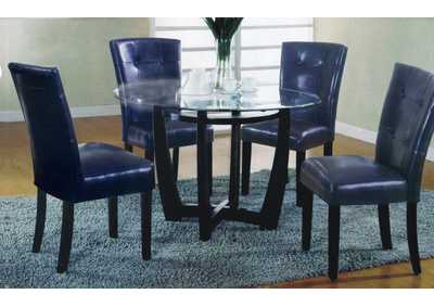 Image for 3241 Black Pvc Parson Chair