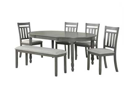 Image for D4040G Grey Dining Bench