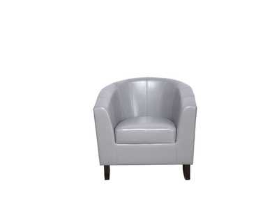 Image for U112G Grey Faux Leather Tub Chair