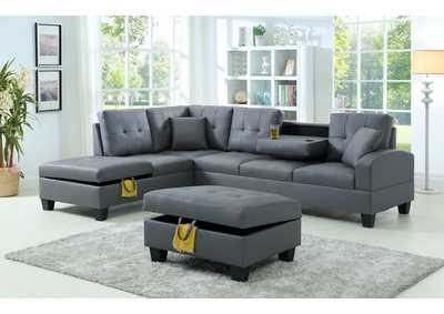 Image for U5100 Gray Sectional