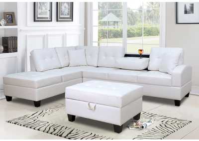Image for U5300 White Sectional Sofa