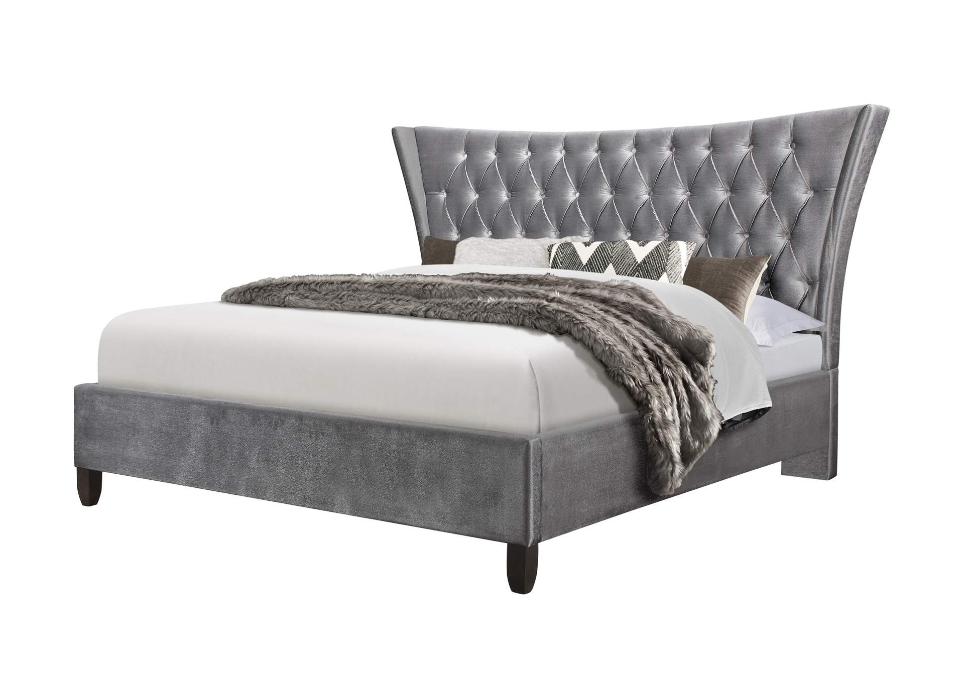 Silver King Bed,Global Furniture USA