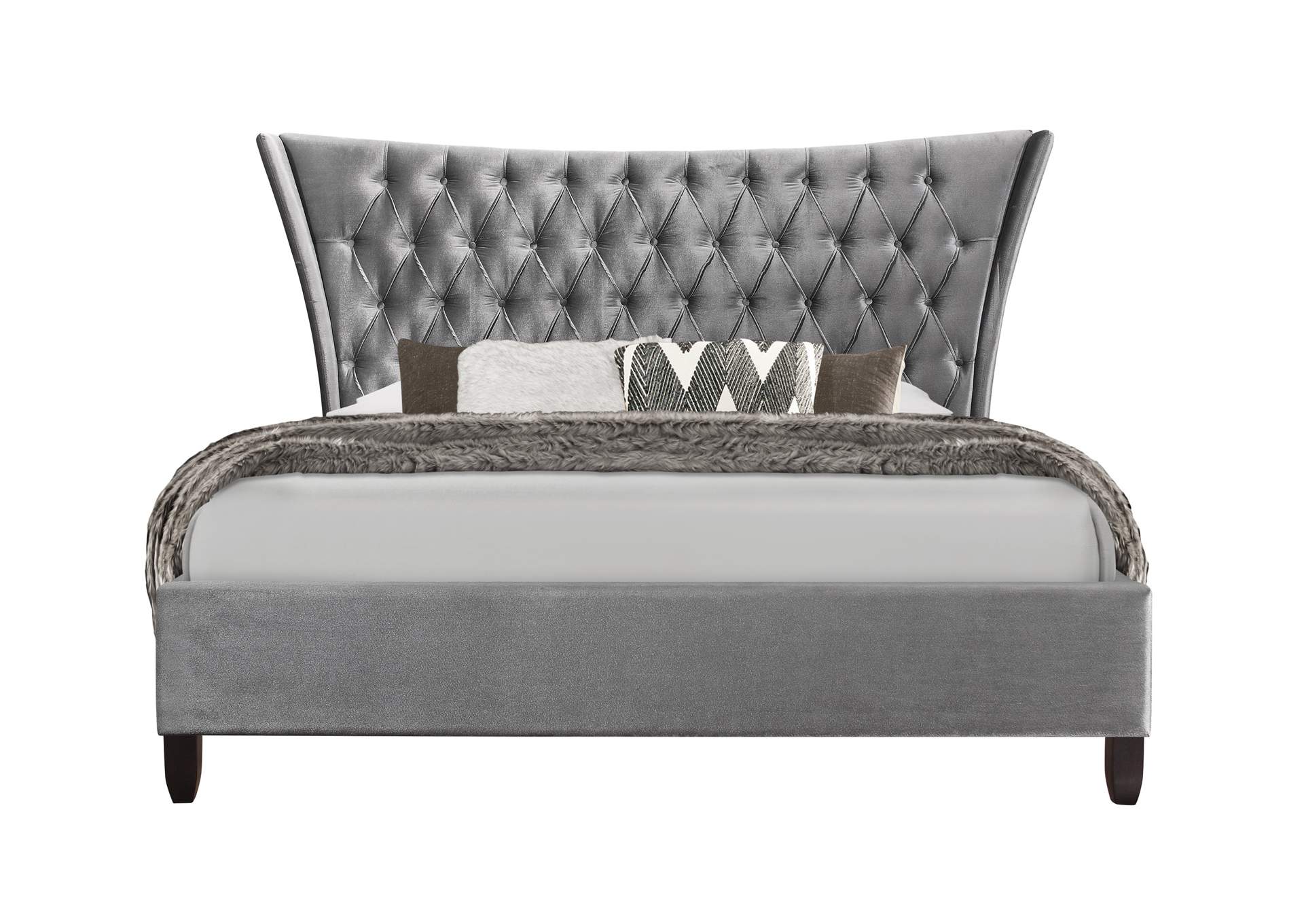 Silver King Bed,Global Furniture USA