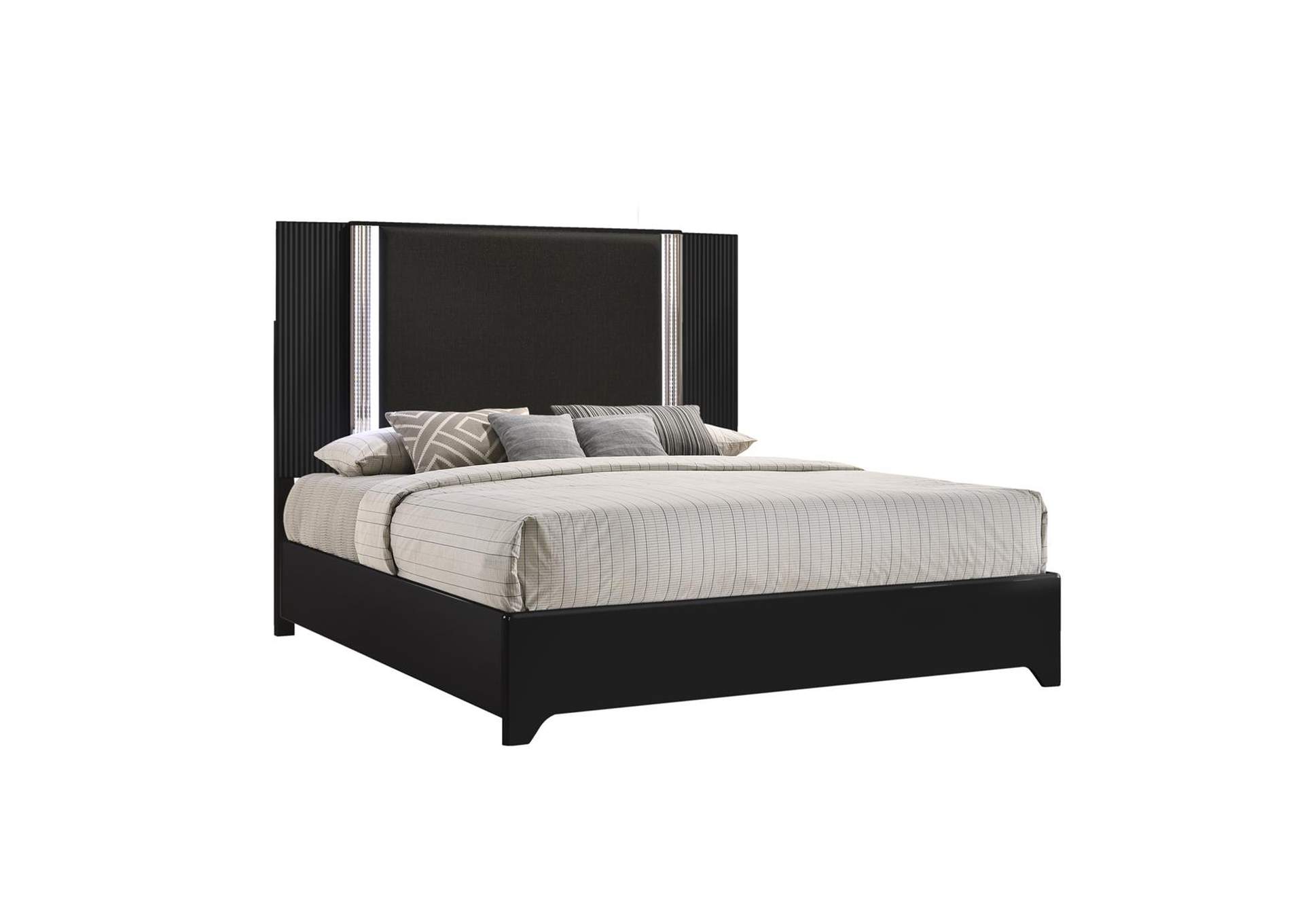 Aspen Black King Bed,Global Furniture USA