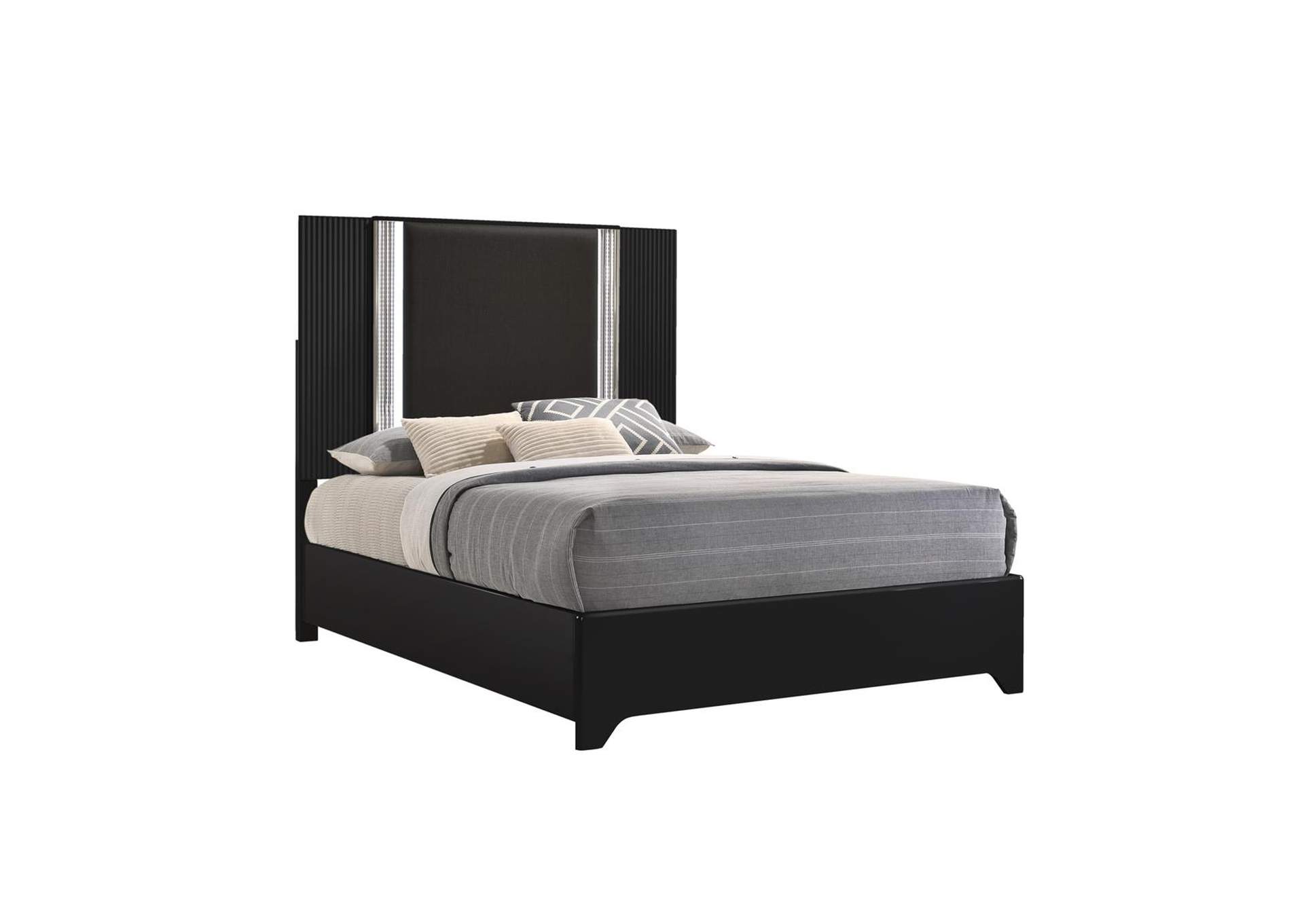 Aspen Black Queen Bed,Global Furniture USA