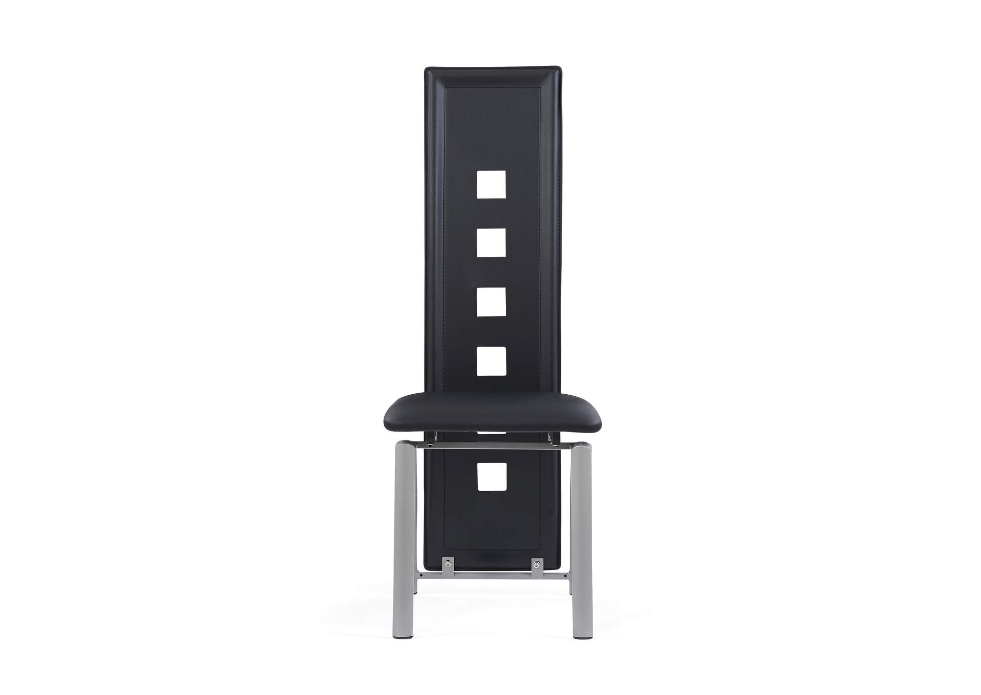 Black/Silver Set Of 4 Dining Chairs,Global Furniture USA