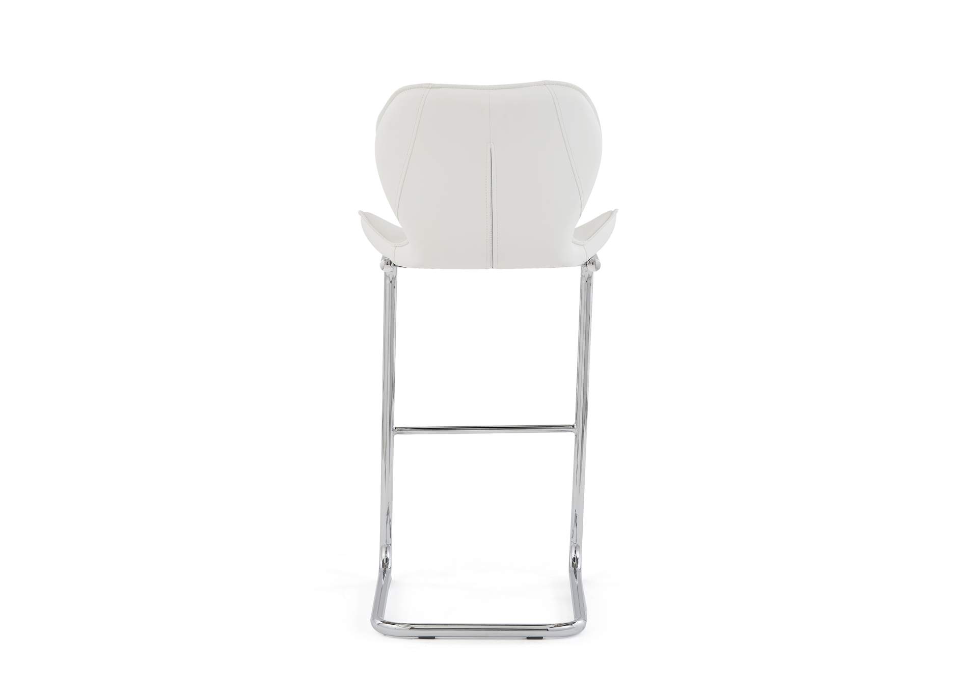 White Set Of 4 Barstools,Global Furniture USA