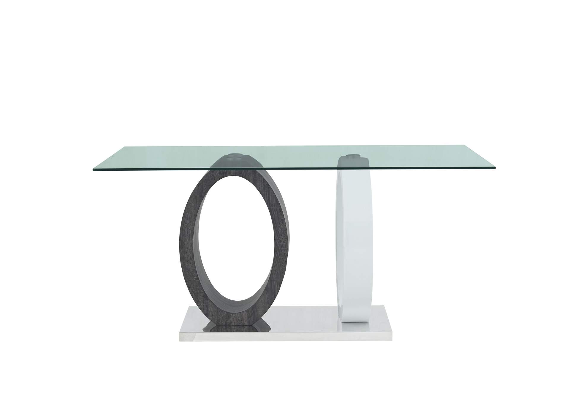 White/Grey Bar Table,Global Furniture USA