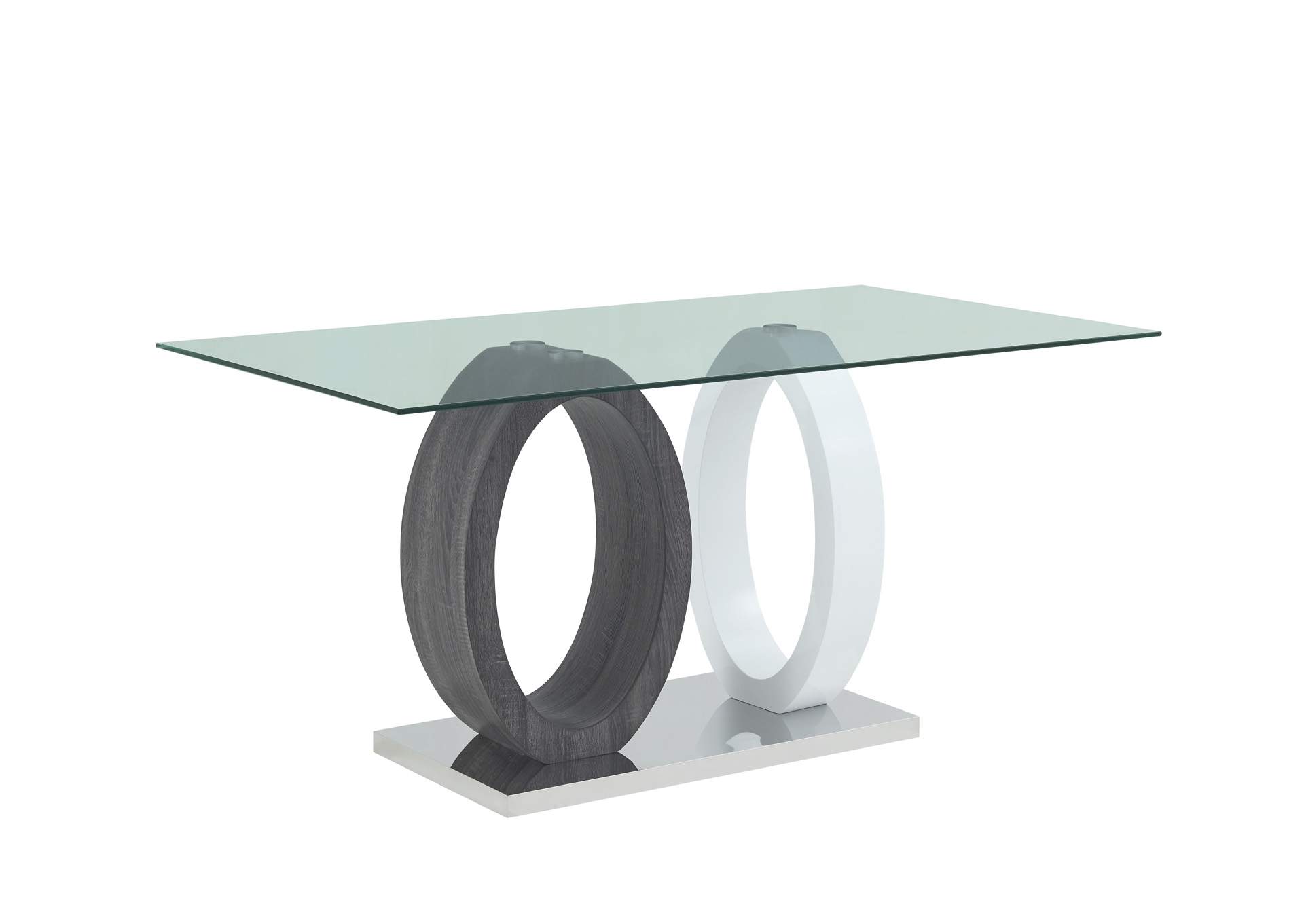 White/Grey Bar Table,Global Furniture USA