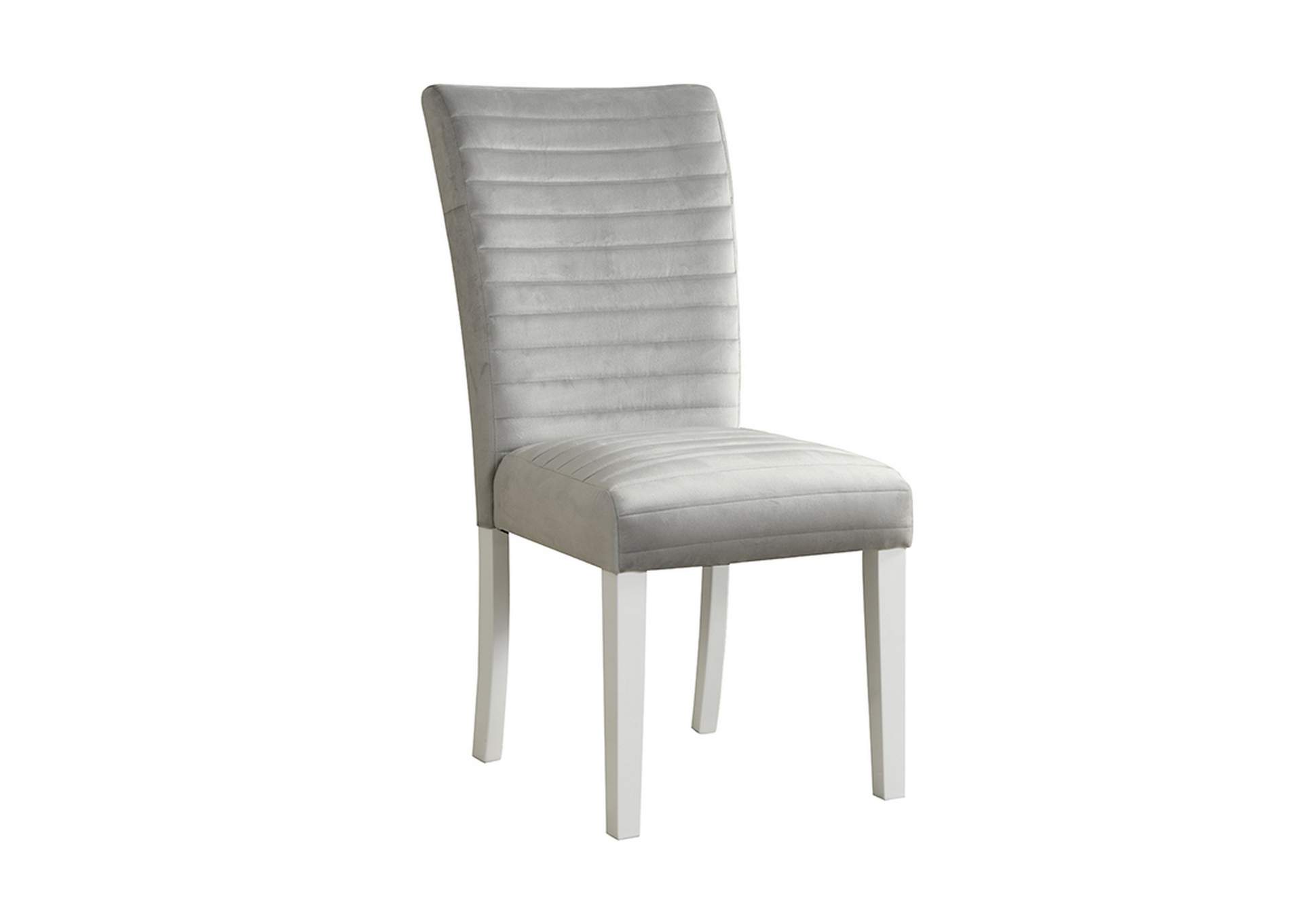 Grey/Silver Dining Chair [Set of 2],Global Furniture USA