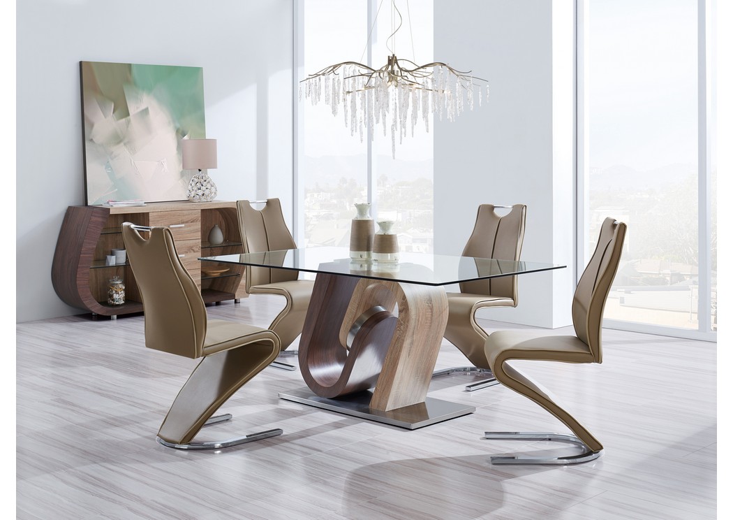 glass dinette table and chairs