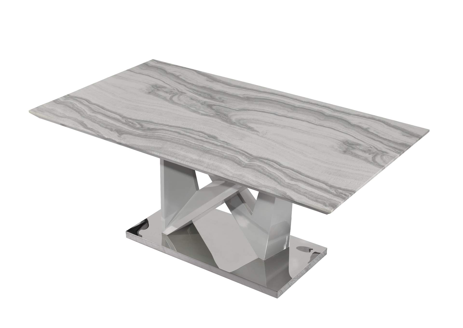 Grey DINING TABLE  MARBLE,Global Furniture USA