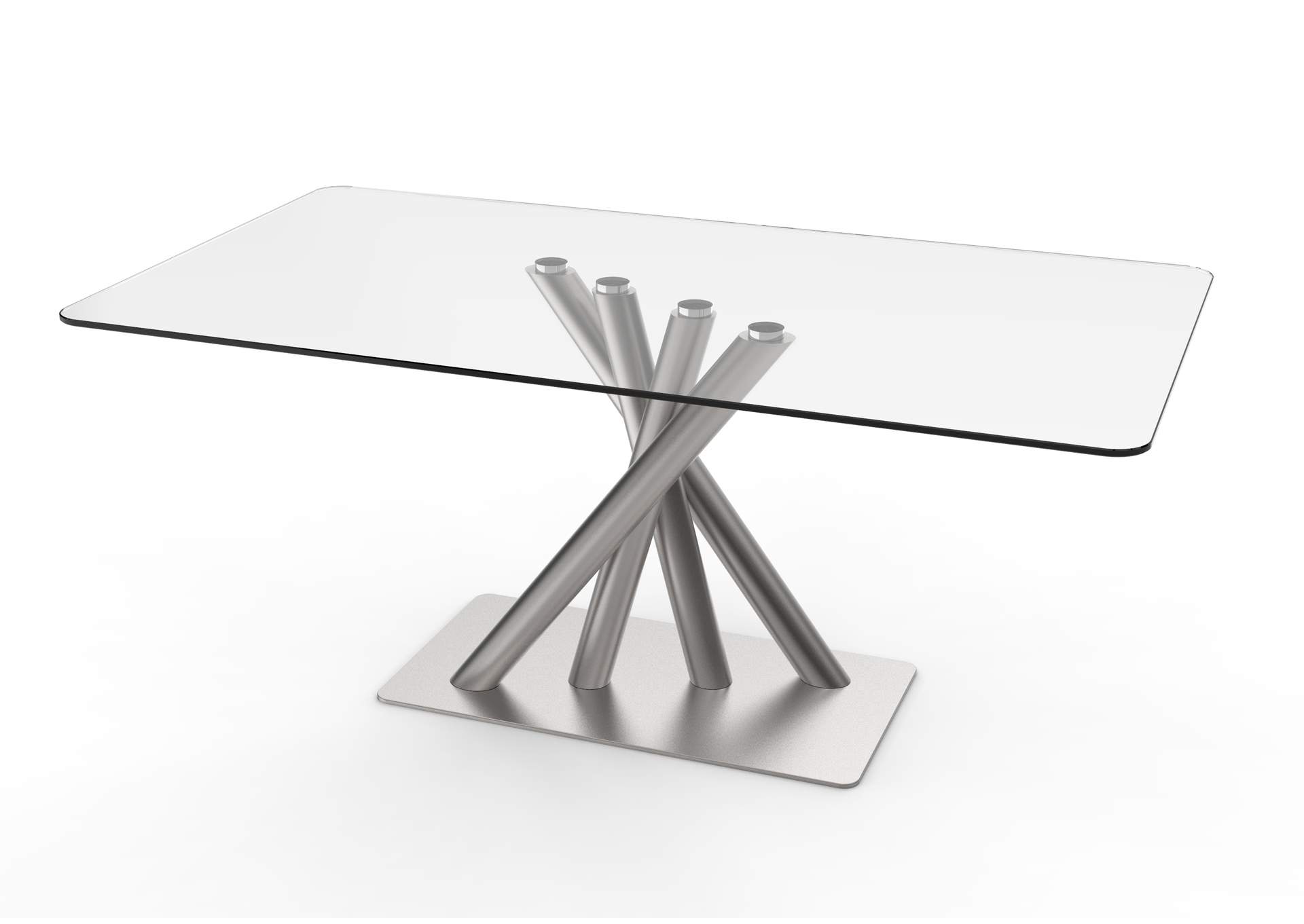 Stainless Steel Dining Table,Global Furniture USA