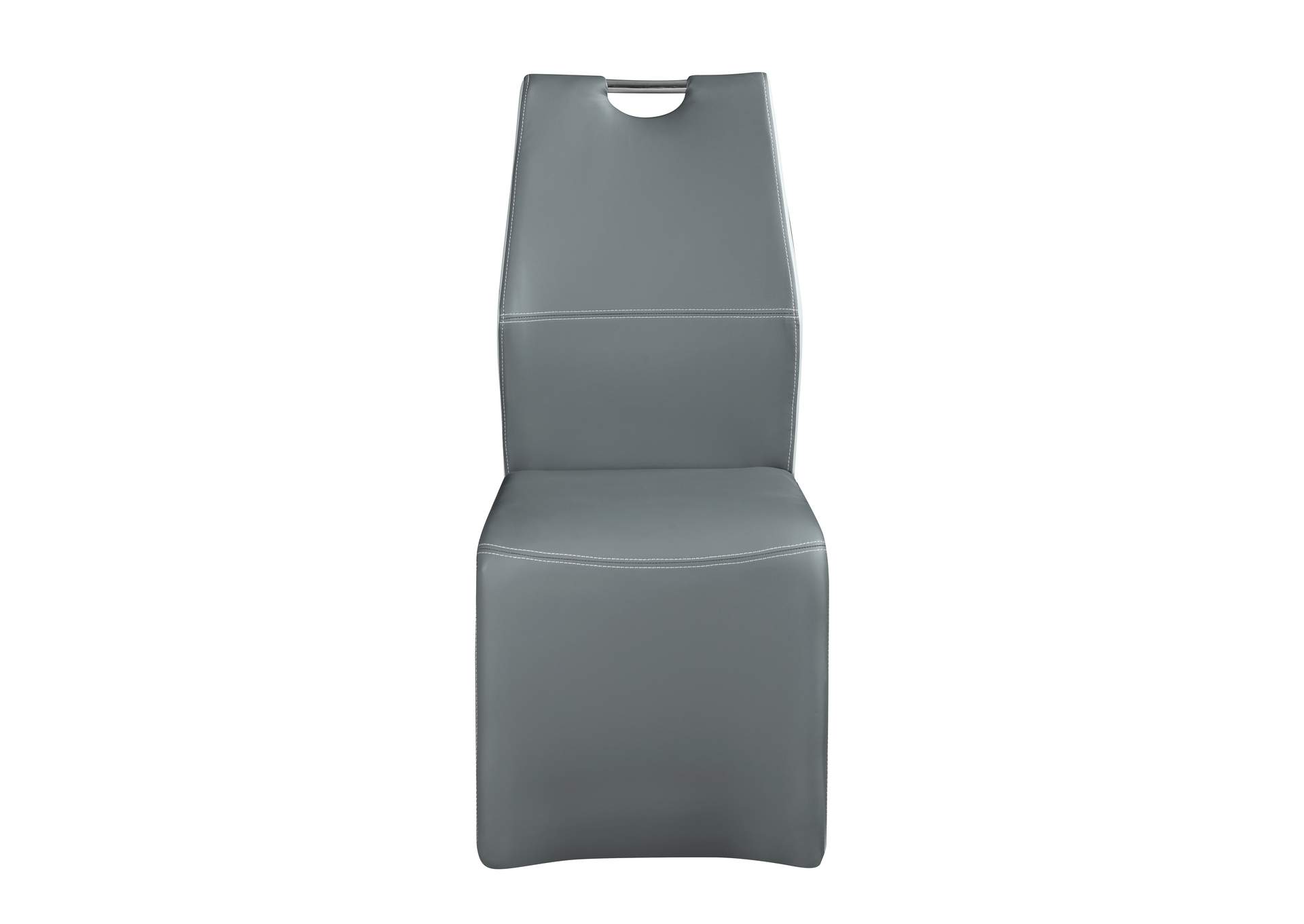 2 Tone Grey DINING CHAIR DRK(DHF433) / LT GRY(DHF4 [Set of 2],Global Furniture USA