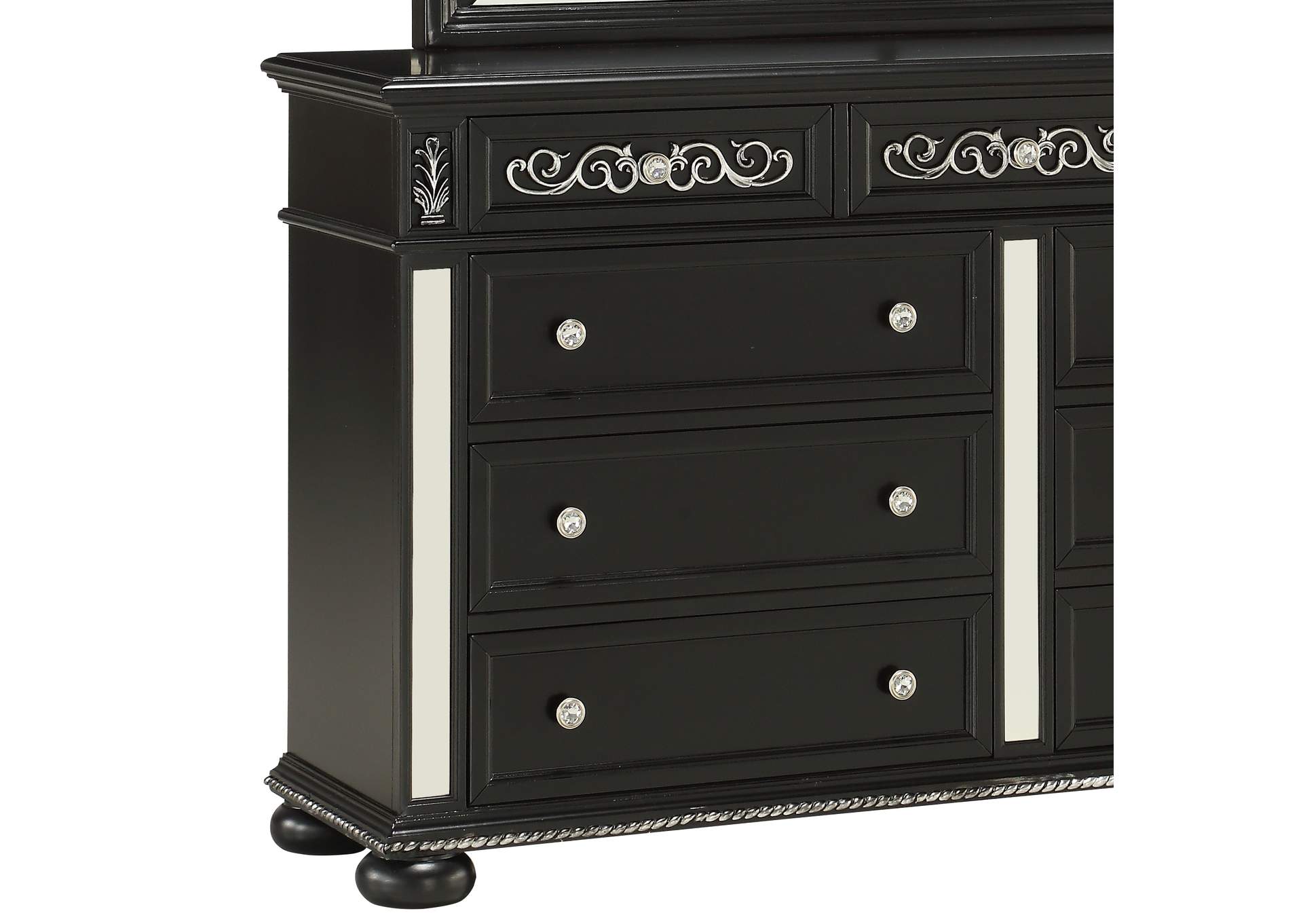 Black Diana Dresser,Global Furniture USA