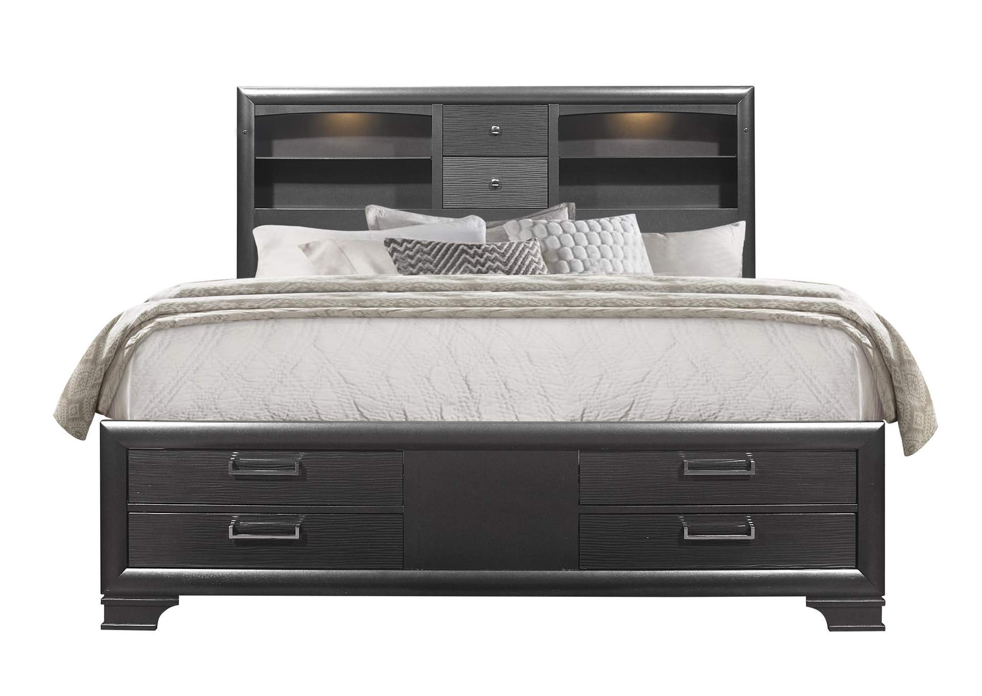 Grey Jordyn King Bed,Global Furniture USA