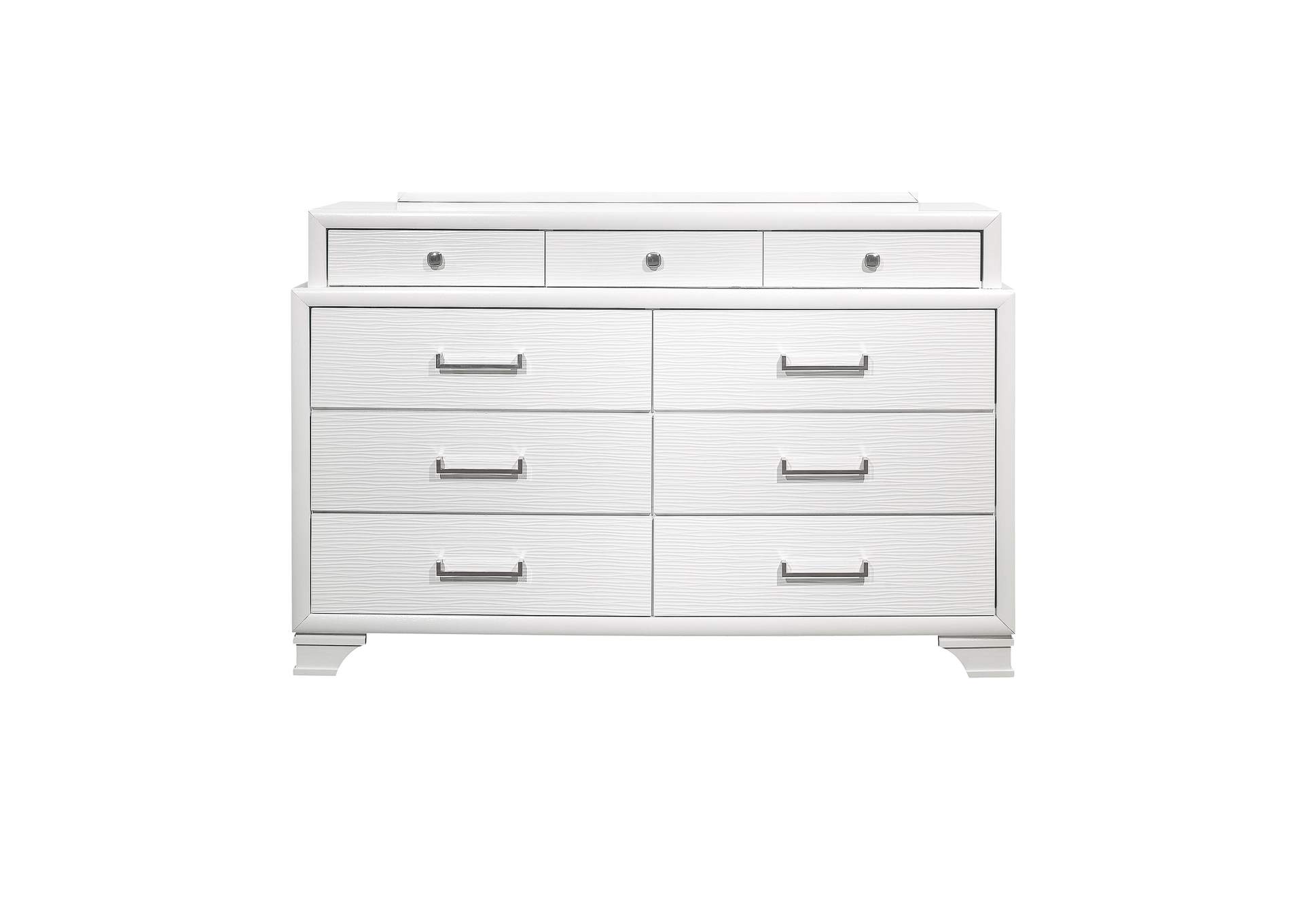 White Jordyn Dresser,Global Furniture USA