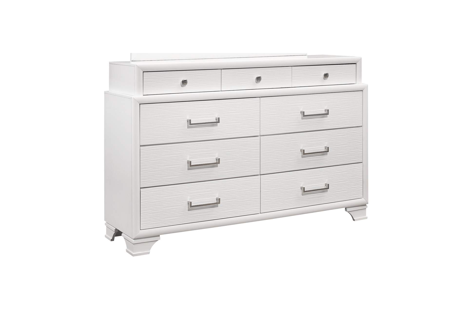 White Jordyn Dresser,Global Furniture USA