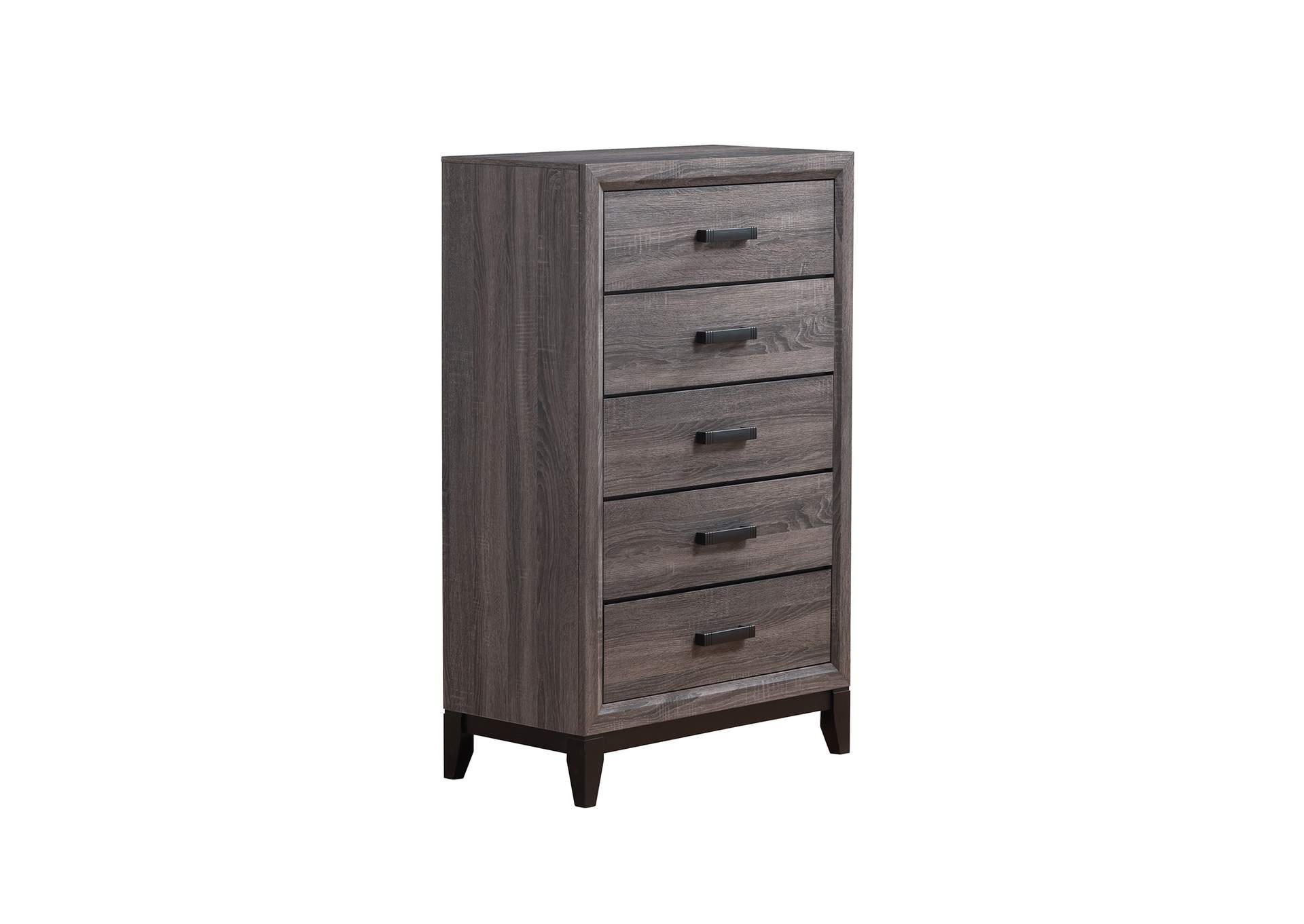 Kate Foil Grey Chest,Global Furniture USA