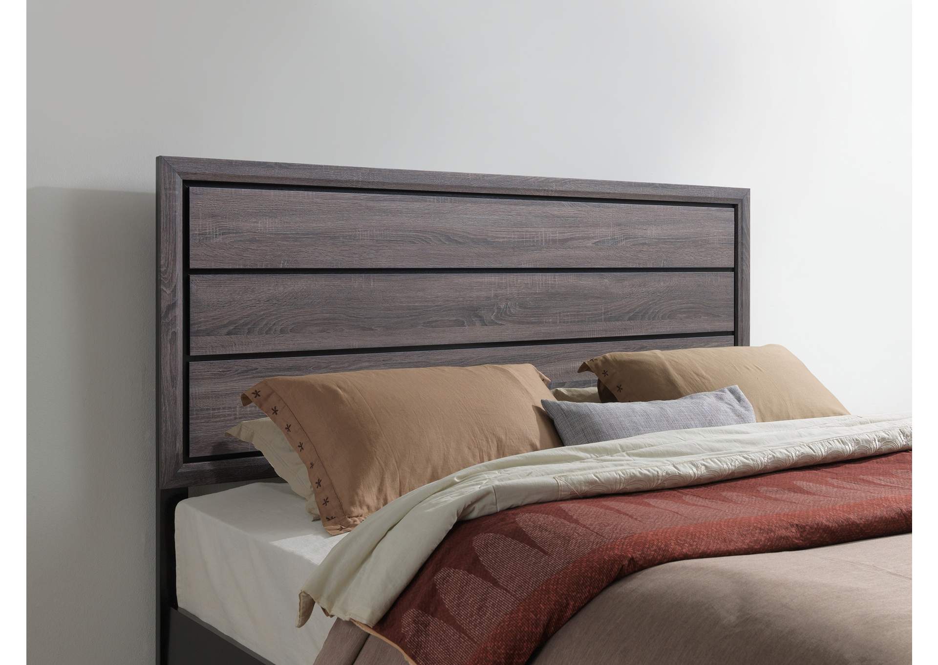 Grey Kate Foil King Bed,Global Furniture USA