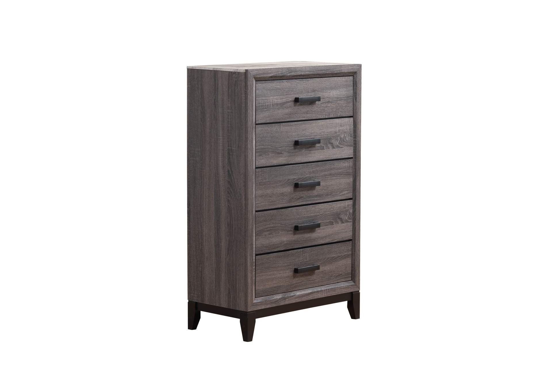 Marble/Grey Laura Foil Chest,Global Furniture USA