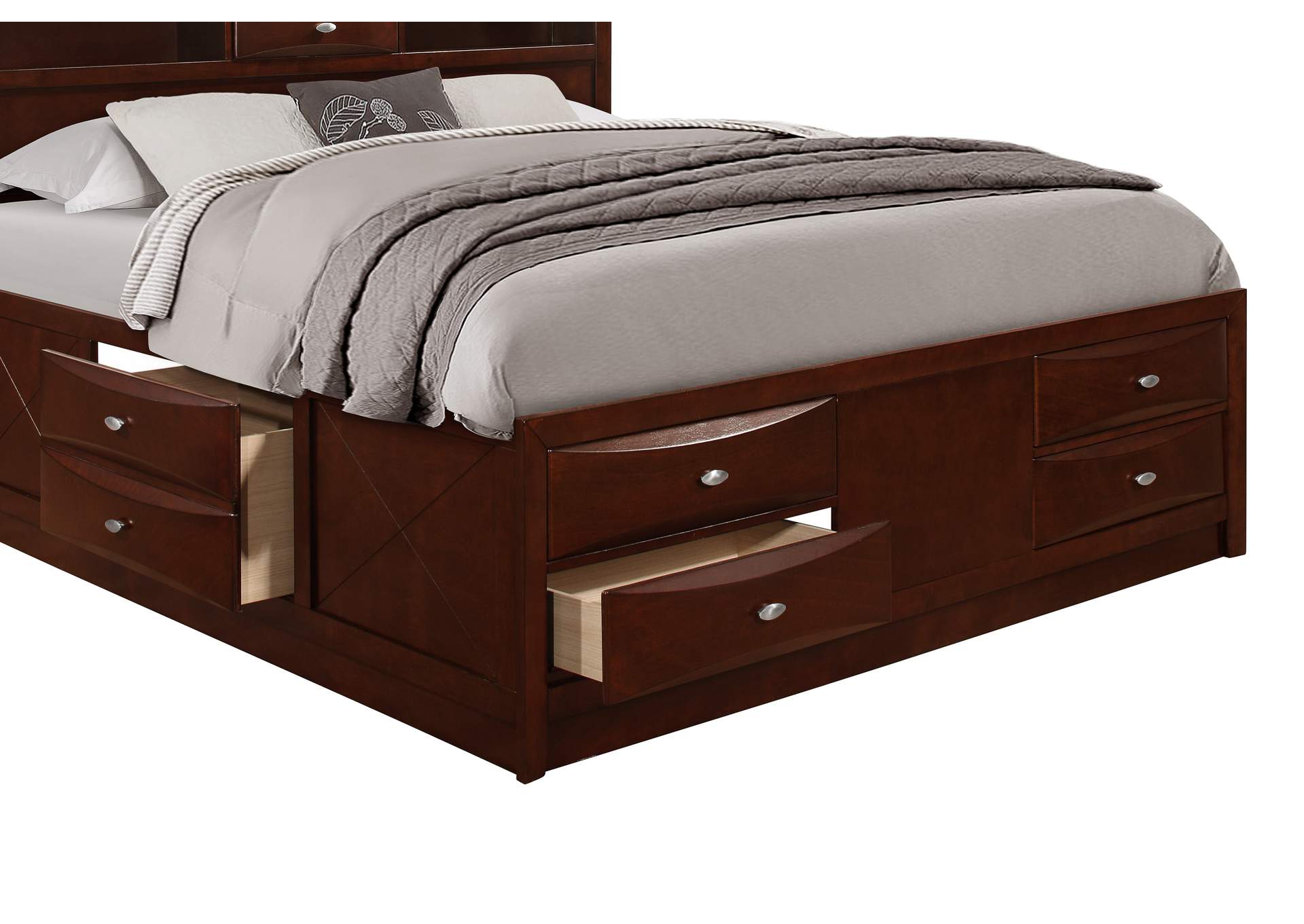 New Merlot Linda Full Bed,Global Furniture USA