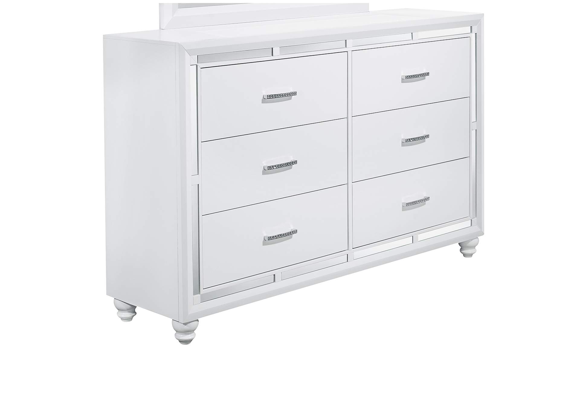 White Mackenzie Dresser,Global Furniture USA