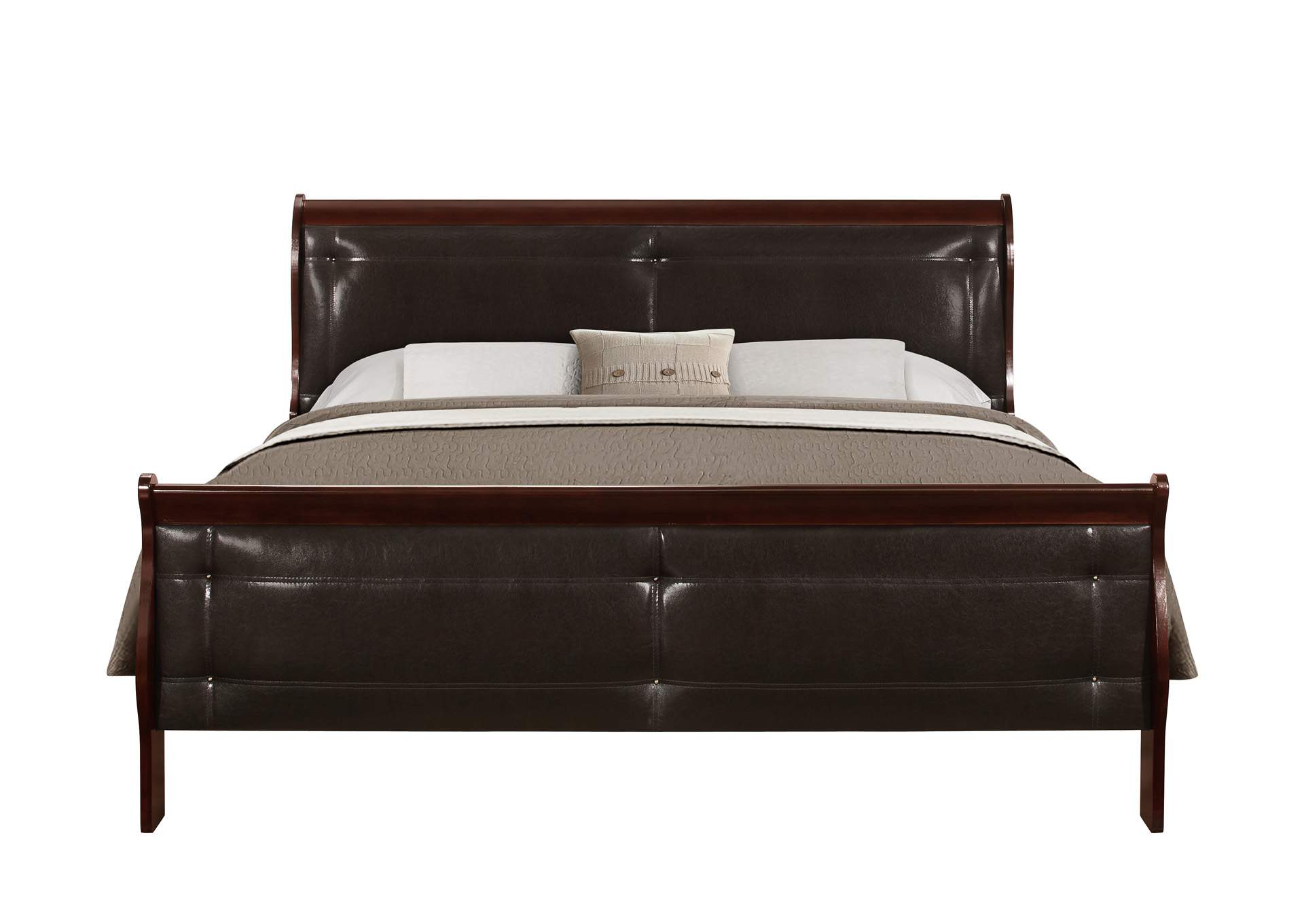 Merlot Marley Queen Bed,Global Furniture USA