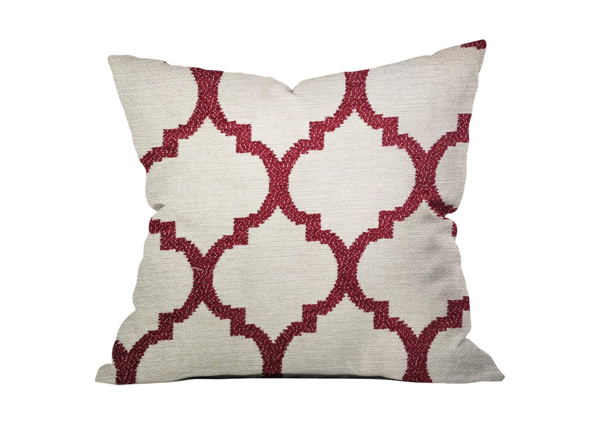 Garnet Red Pillow,Global Furniture USA