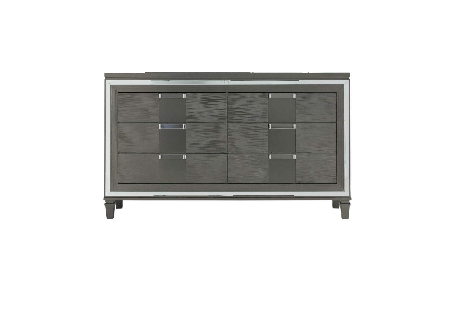 Metallic Grey Pisa Dresser,Global Furniture USA