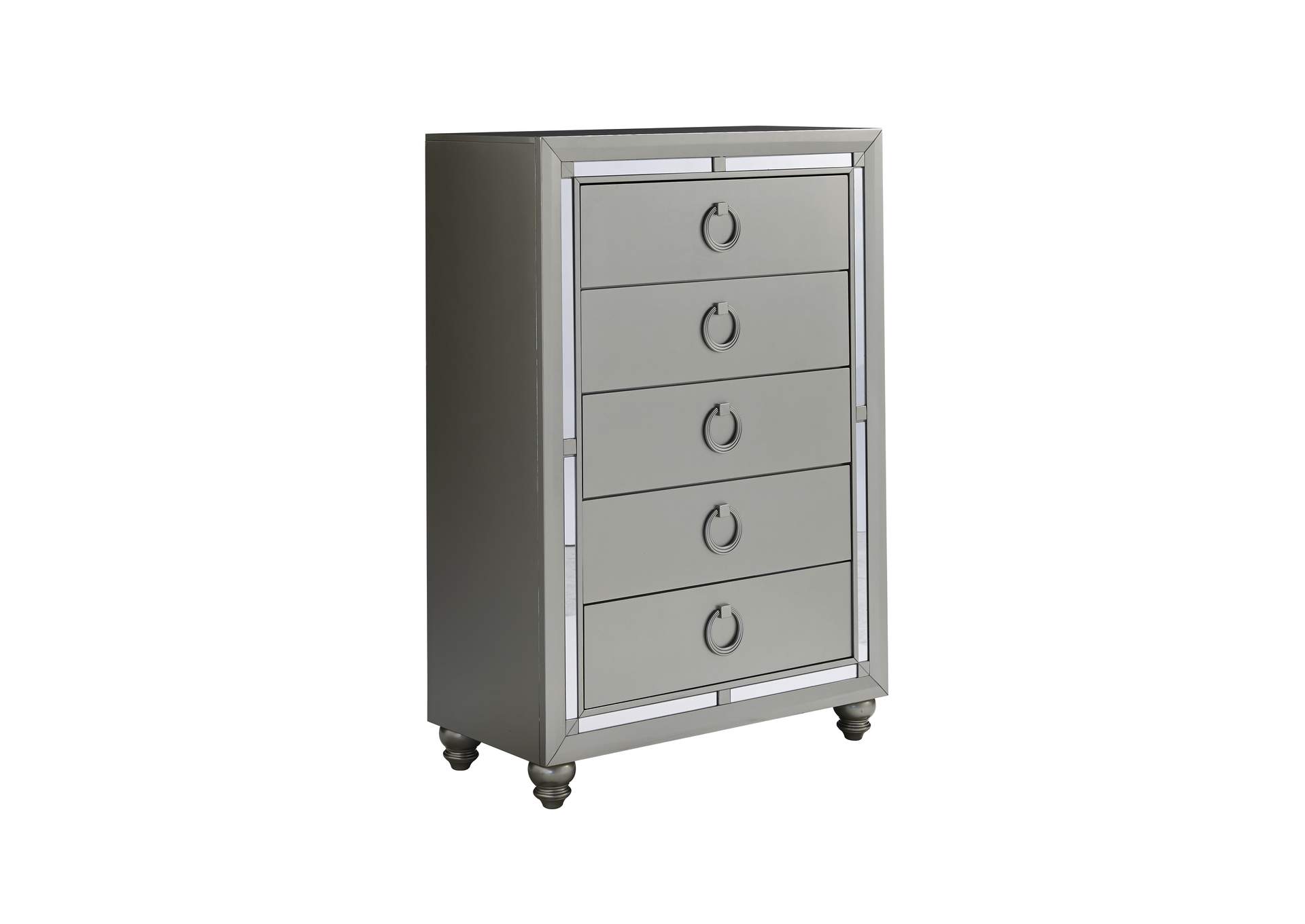 Silver Riley Chest,Global Furniture USA