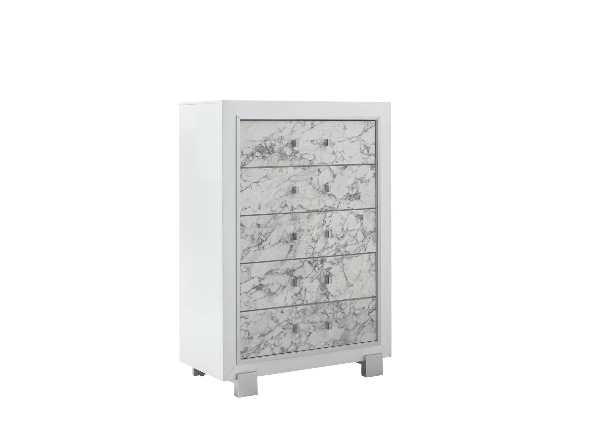 White Santorini Chest,Global Furniture USA