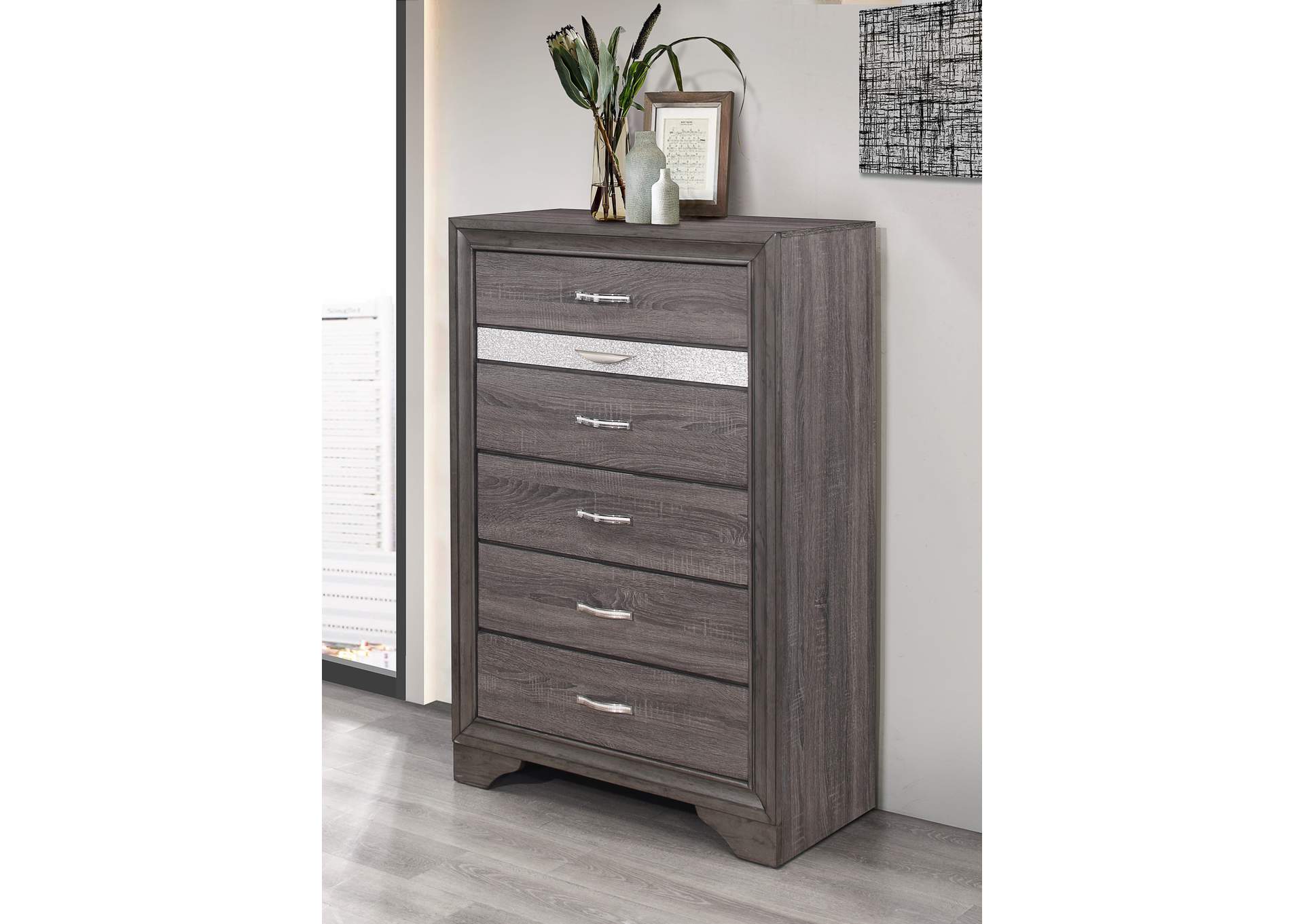 Grey Seville Chest,Global Furniture USA