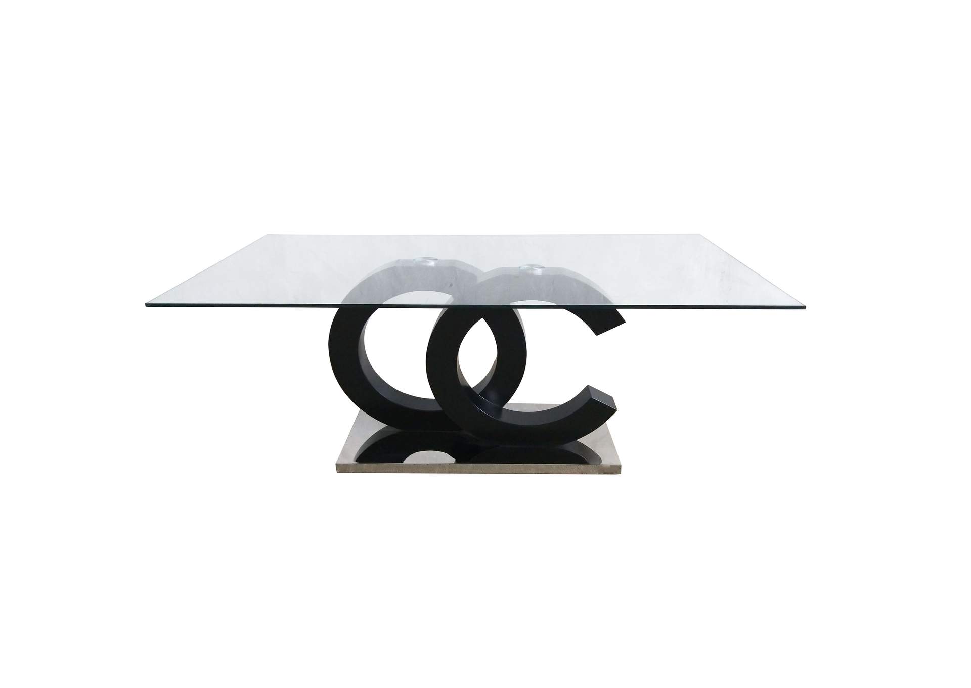 Matte Black Coffee Table,Global Furniture USA