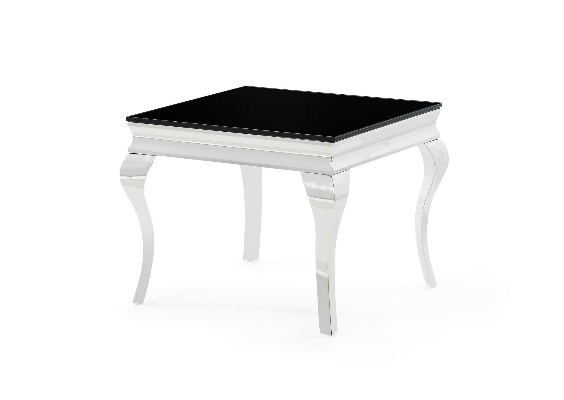 Black/Silver End Table,Global Furniture USA