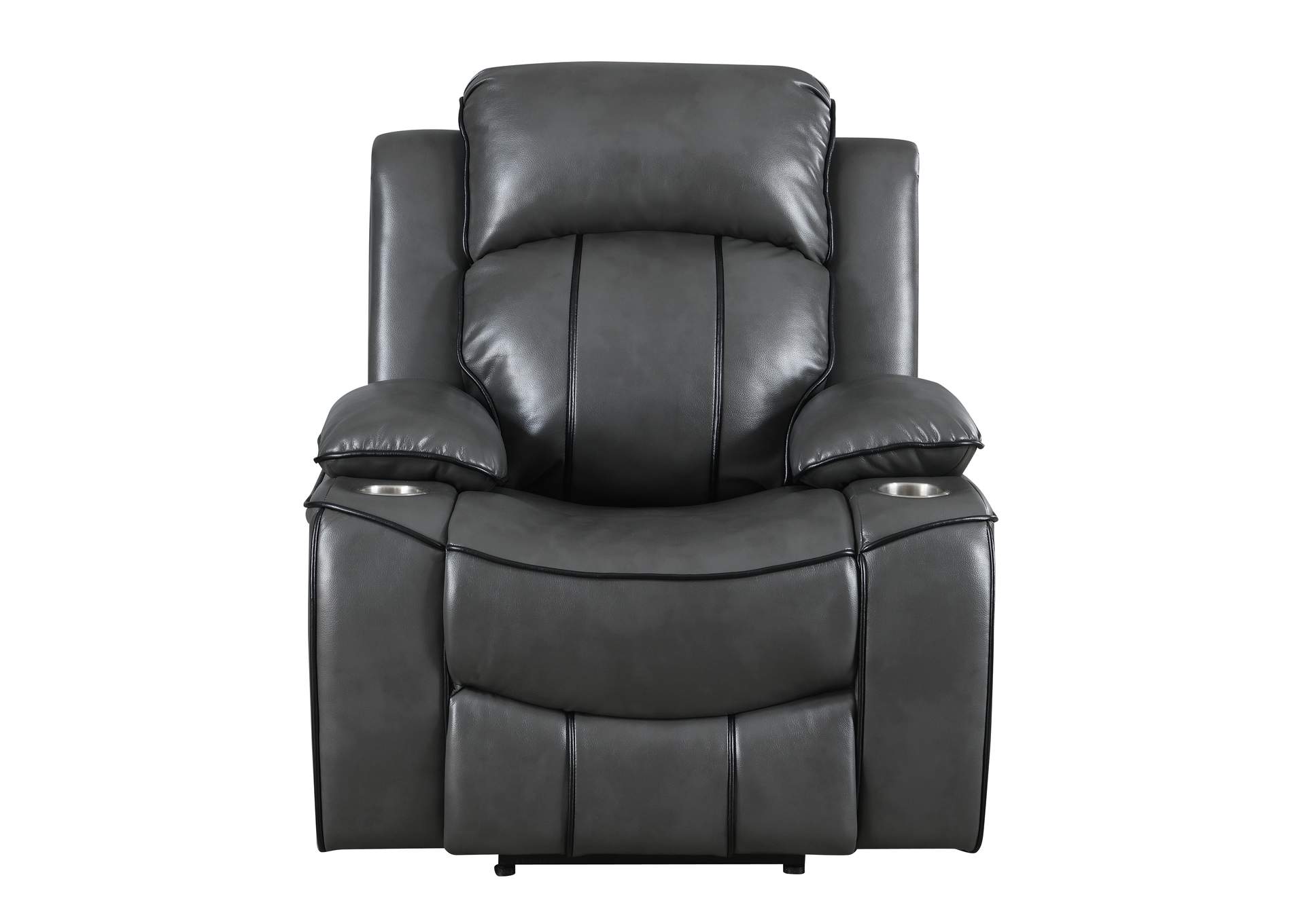 Grey/Black Power Recliner,Global Furniture USA