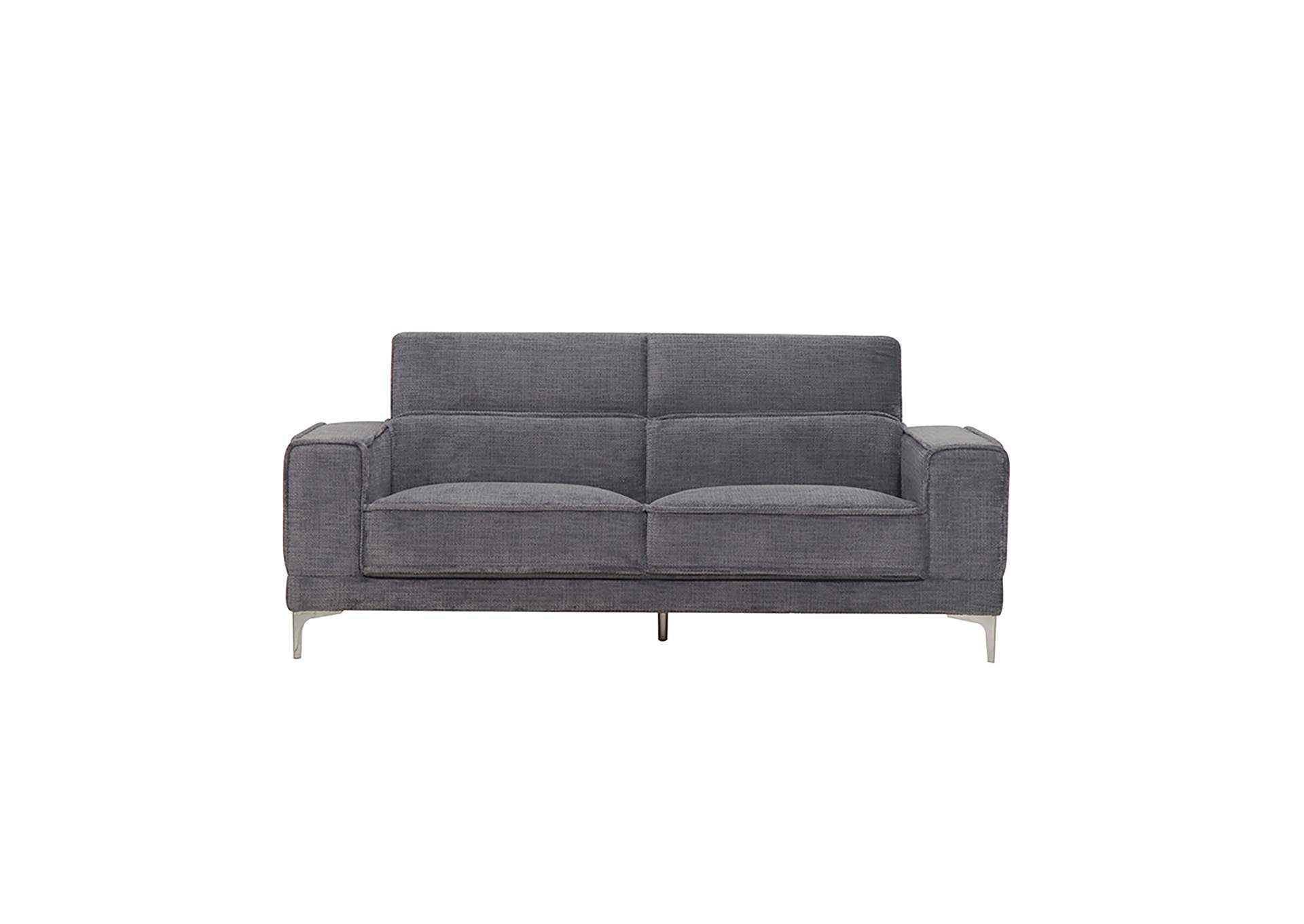 Bear White Platinum Sofa,Global Furniture USA