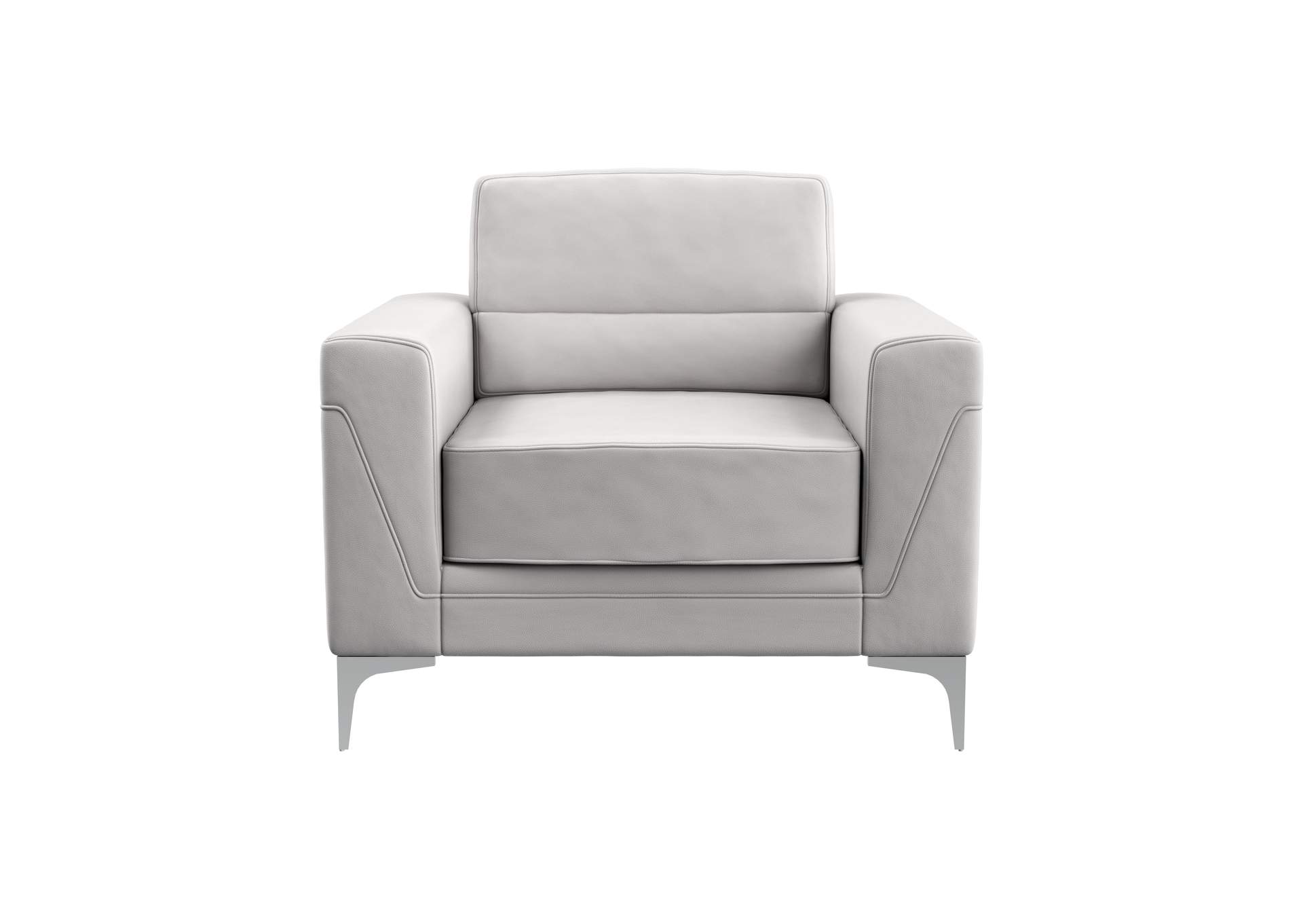Light Grey Chair PVC,Global Furniture USA