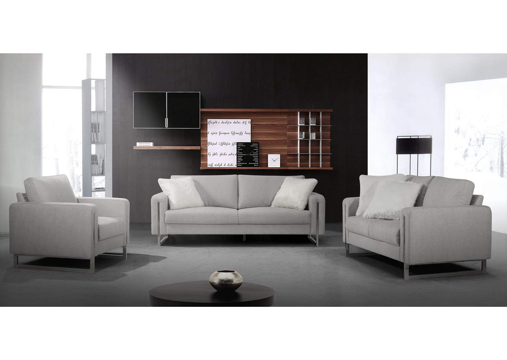 Grey Loveseat,Global Furniture USA