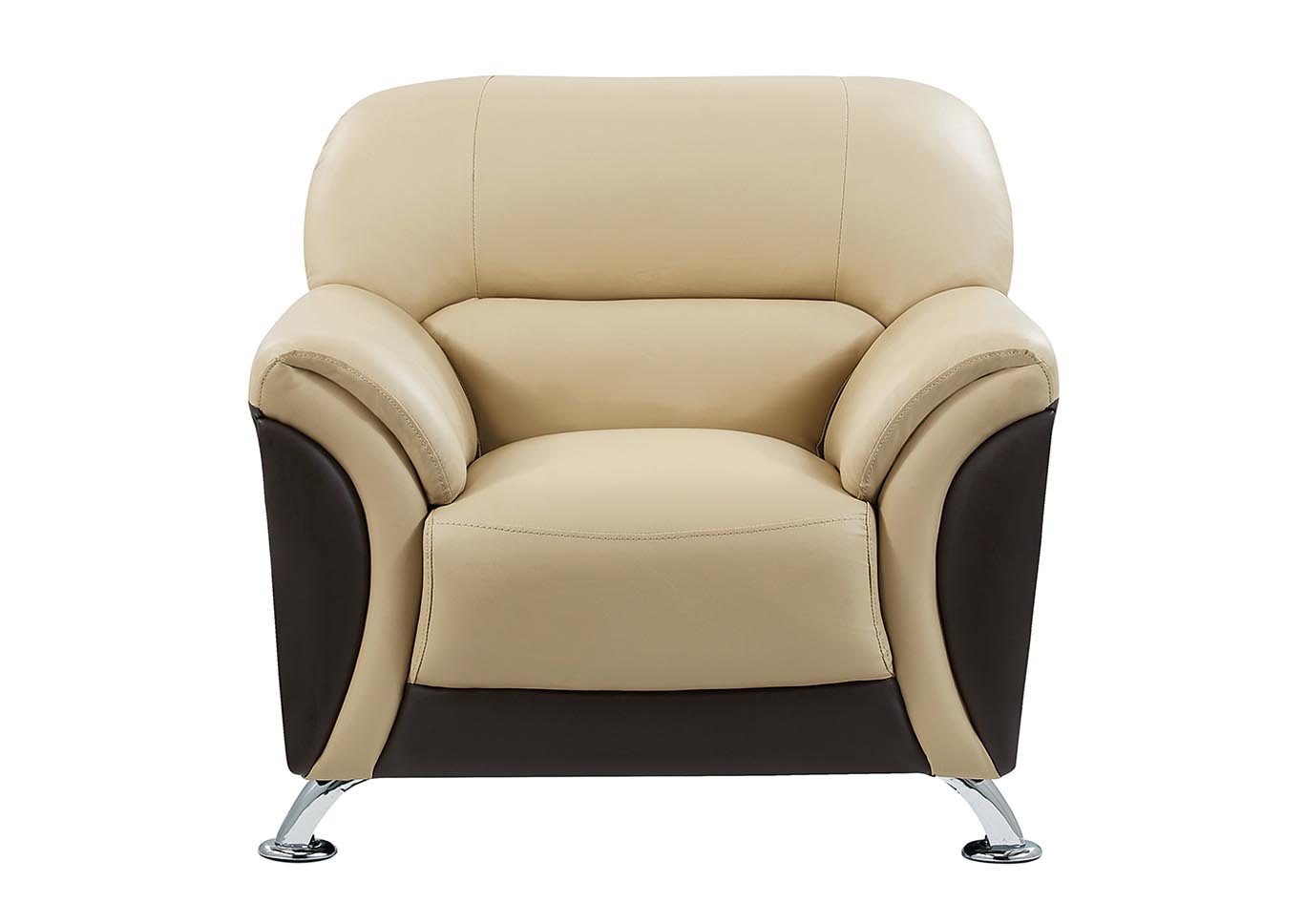 Cappuccino/Chocolate Chair,Global Furniture USA