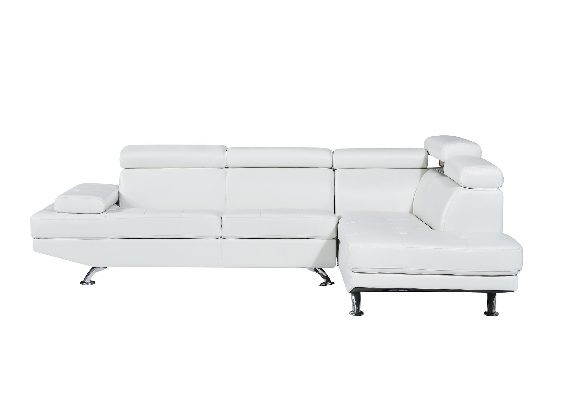 White 2 Piece Sectional,Global Furniture USA