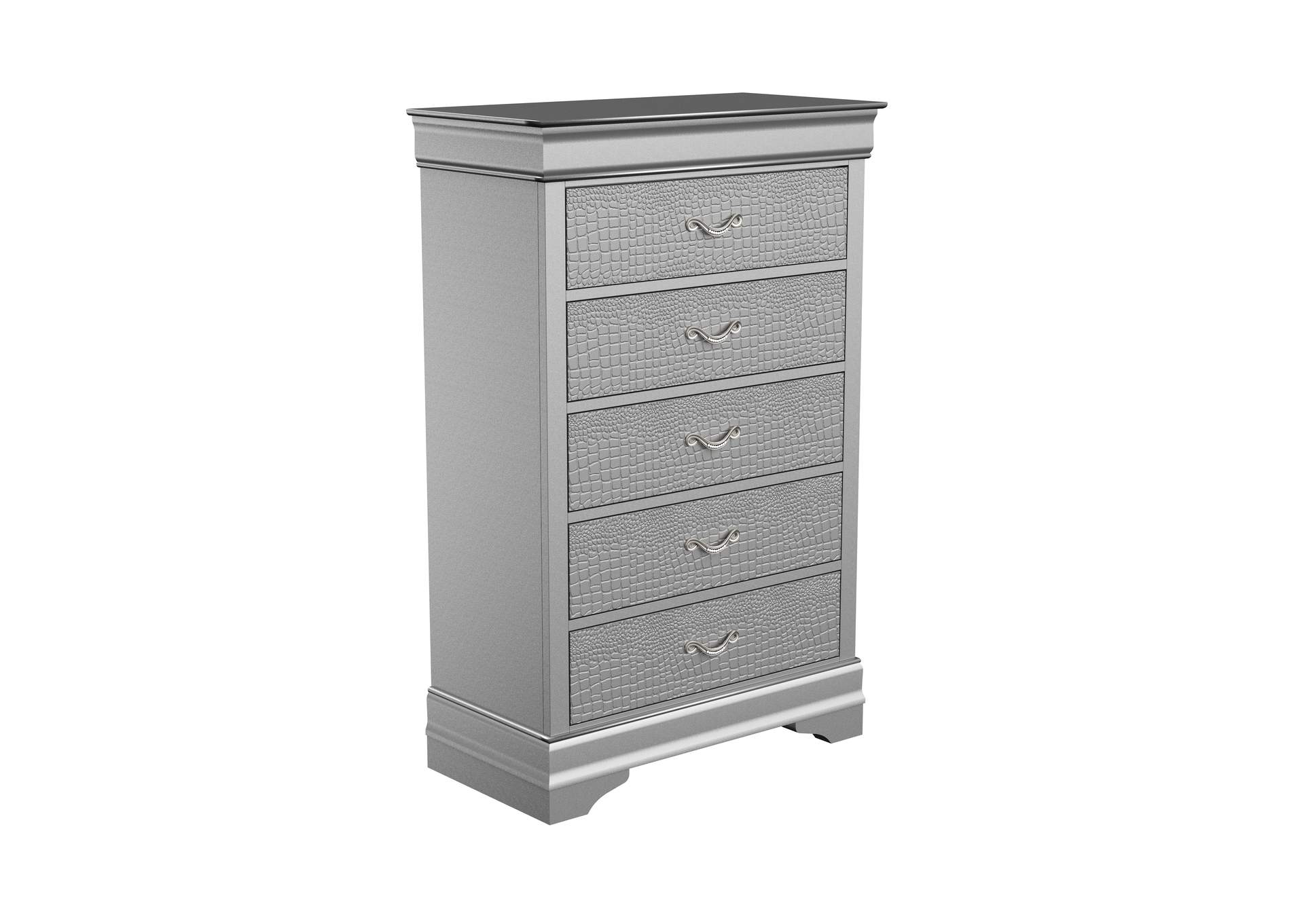 Silver Verona Chest,Global Furniture USA