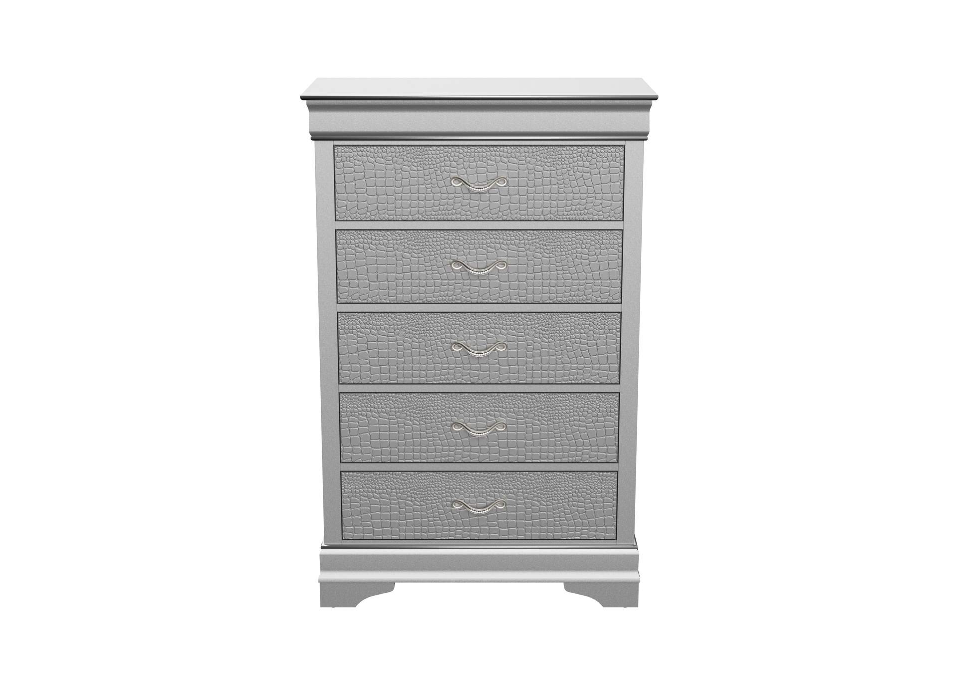 Silver Verona Chest,Global Furniture USA