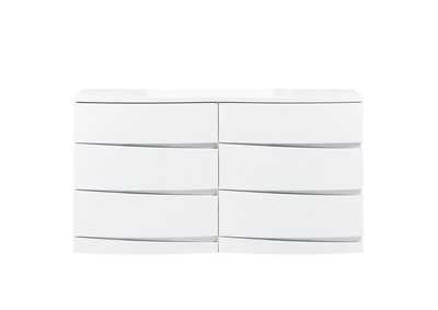 Aurora White Dresser
