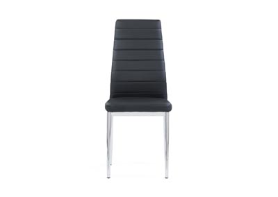 Image for Black Set Of 4 Dining Chairs