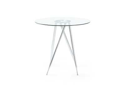 Chrome Bar Table,Global Furniture USA