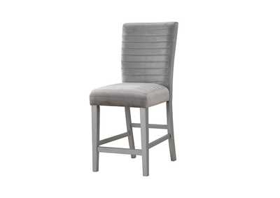Image for Grey/Silver Barstool [Set of 2]