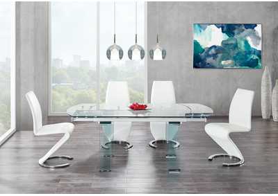 Clear Dining Table,Global Furniture USA